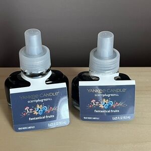 Two New Yankee Candle Fantastical Fruits Plug In Scented Refills